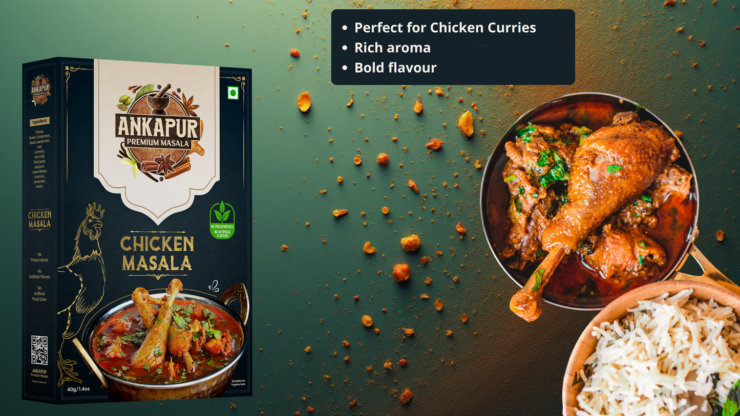 Ankapur Premium Chicken & Bagara Masala | Duo Combo